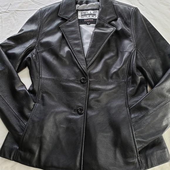 Pelle Studio Wilsons 100% Leather Blazer Jacket - Picture 1 of 8